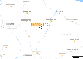 map of Shanghengli