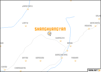 map of Shanghuangyan