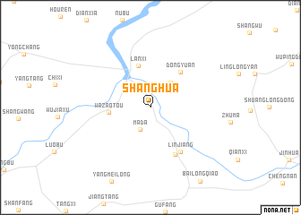 map of Shanghua