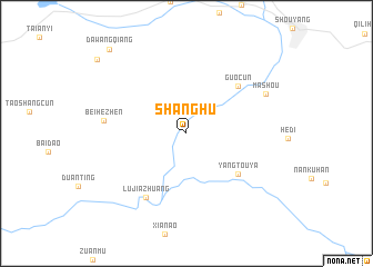 map of Shanghu