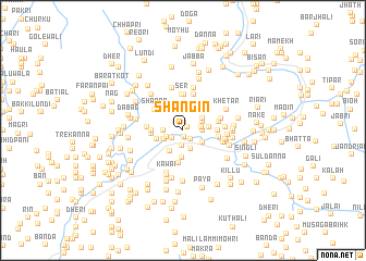 map of Shāngin