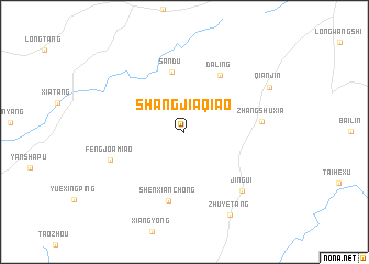 map of Shangjiaqiao