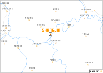 map of Shangjin