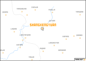map of Shangkengyuan