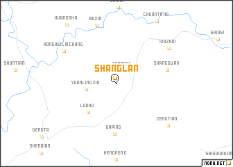 map of Shanglan