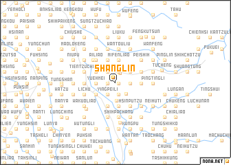 map of Shang-lin