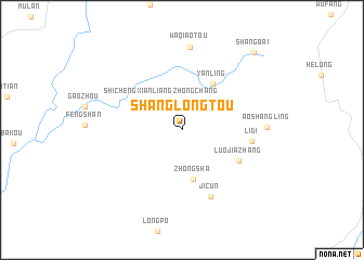 map of Shanglongtou