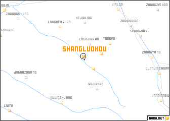 map of Shangluohou