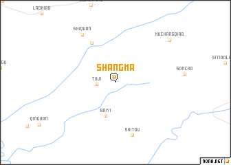 map of Shangma