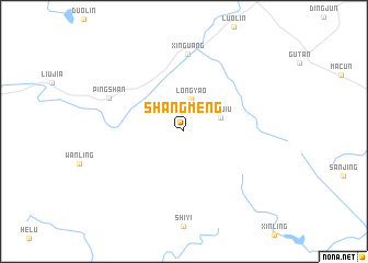 map of Shangmeng