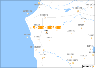 map of Shangmingshan