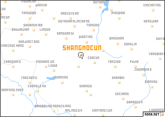 map of Shangmocun