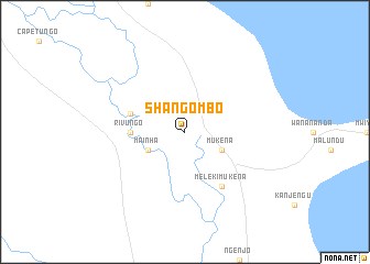 map of Shangombo