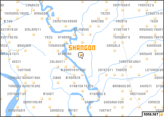 map of Shangon