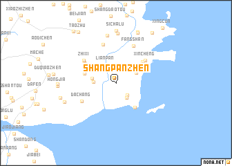 map of Shangpanzhen