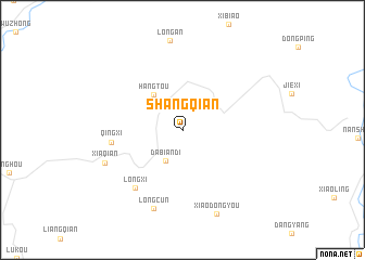 map of Shangqian