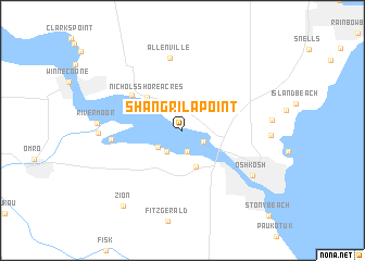 map of Shangri La Point