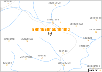 map of Shangsanguanmiao