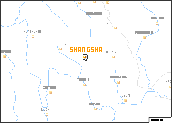 map of Shangsha