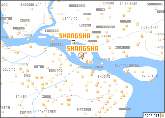 map of Shangsha