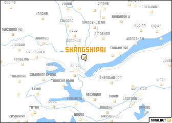 map of Shangshipai