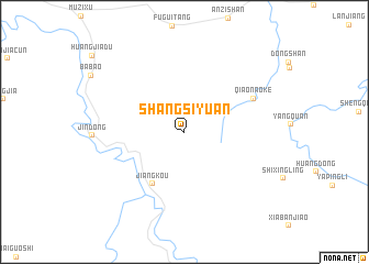 map of Shangsiyuan