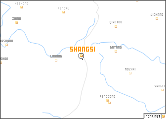 map of Shangsi