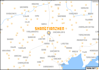 map of Shangtianzhen