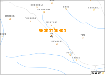 map of Shangtouhao