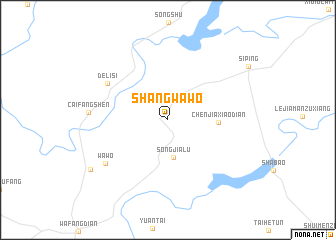 map of Shangwawo