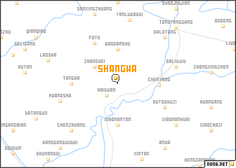 map of Shangwa