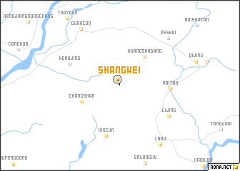 map of Shangwei