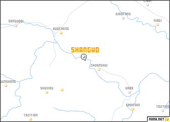map of Shangwo