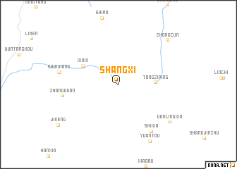 map of Shangxi