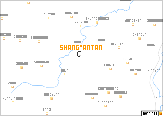 map of Shangyantan