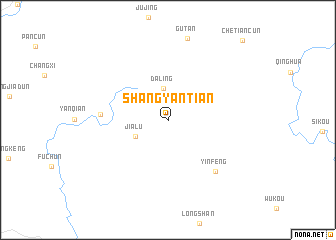 map of Shangyantian