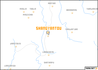 map of Shangyantou