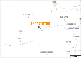 map of Shangyetou