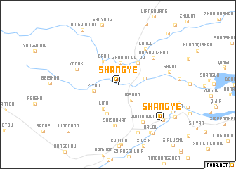 map of Shangye
