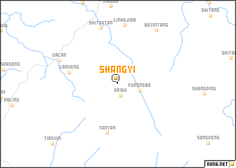 map of Shangyi