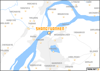 map of Shangyuanmen