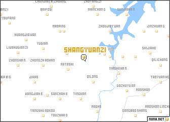 map of Shangyuanzi