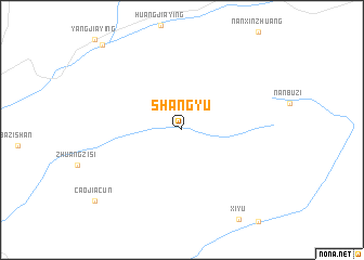 map of Shangyu