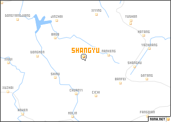 map of Shangyu