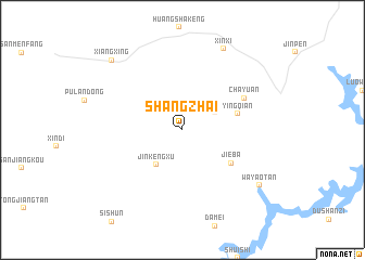 map of Shangzhai