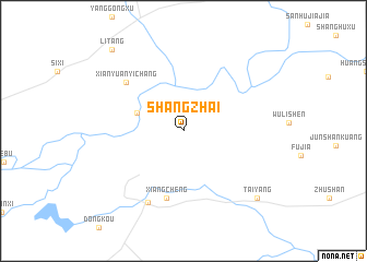 map of Shangzhai