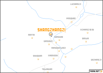map of Shangzhangzi