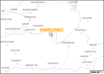 map of Shangzhazi