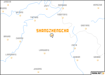 map of Shangzhengcha