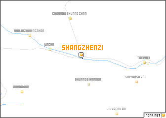 map of Shangzhenzi